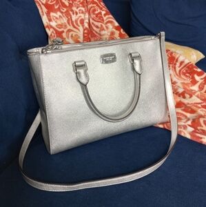 Michael Kors Silver Handbag